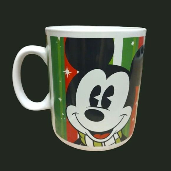 Disney Galerie Red Green Mickey Mouse Oversized 32oz Ceramic Coffee Mug - Picture 6 of 11